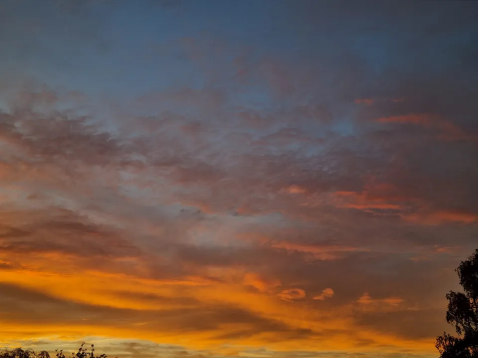 Zonsondergang 1-10-2026 – foto 5 van 11, Hoogeveen oost, 1 oktober 2026